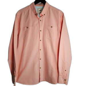 Colours Alexander Julian Organic Collection Men's Dress Casual Pink Shirt sz L